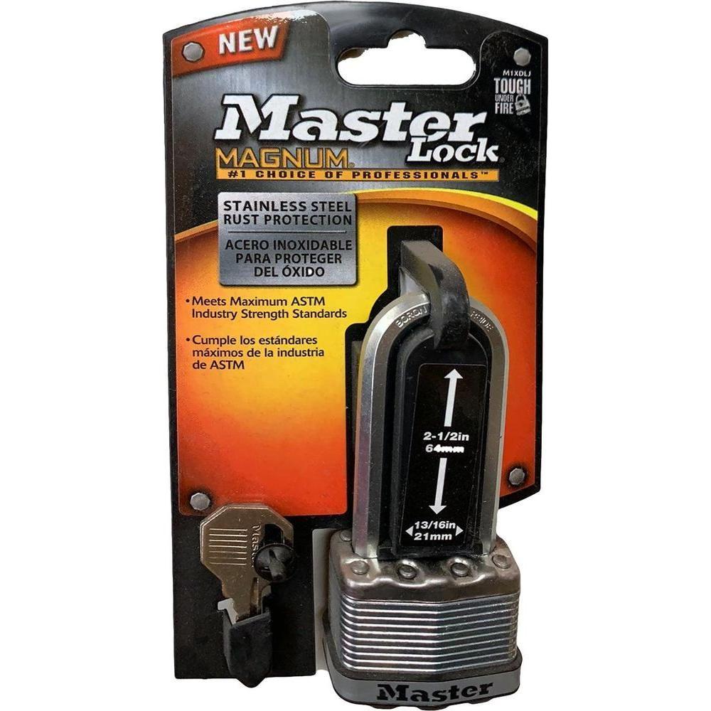 MasterLock Magnum® Laminated Steel Padlock (Long Shackle) | Masterlock by KHM Megatools Corp. MasterLock Magnum® Laminated Steel Padlock (Long Shackle) | Masterlock by KHM Megatools Corp.